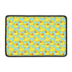 Cute Cartoon Duck Pattern Print Kitchen Mat