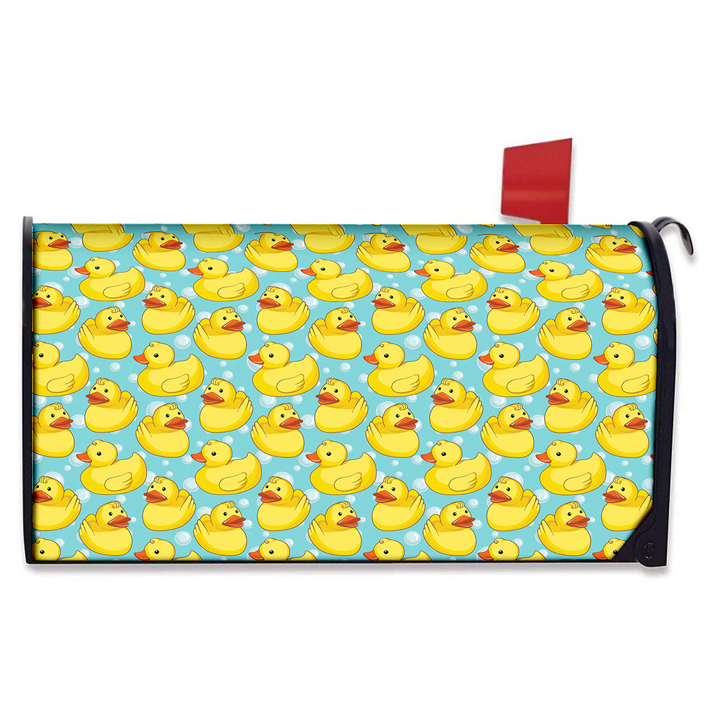Cute Cartoon Duck Pattern Print Mailbox Cover
