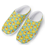 Cute Cartoon Duck Pattern Print Mesh Casual Shoes