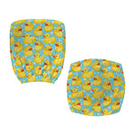 Cute Cartoon Duck Pattern Print Office Chair Cover