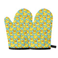 Cute Cartoon Duck Pattern Print Oven Mitts