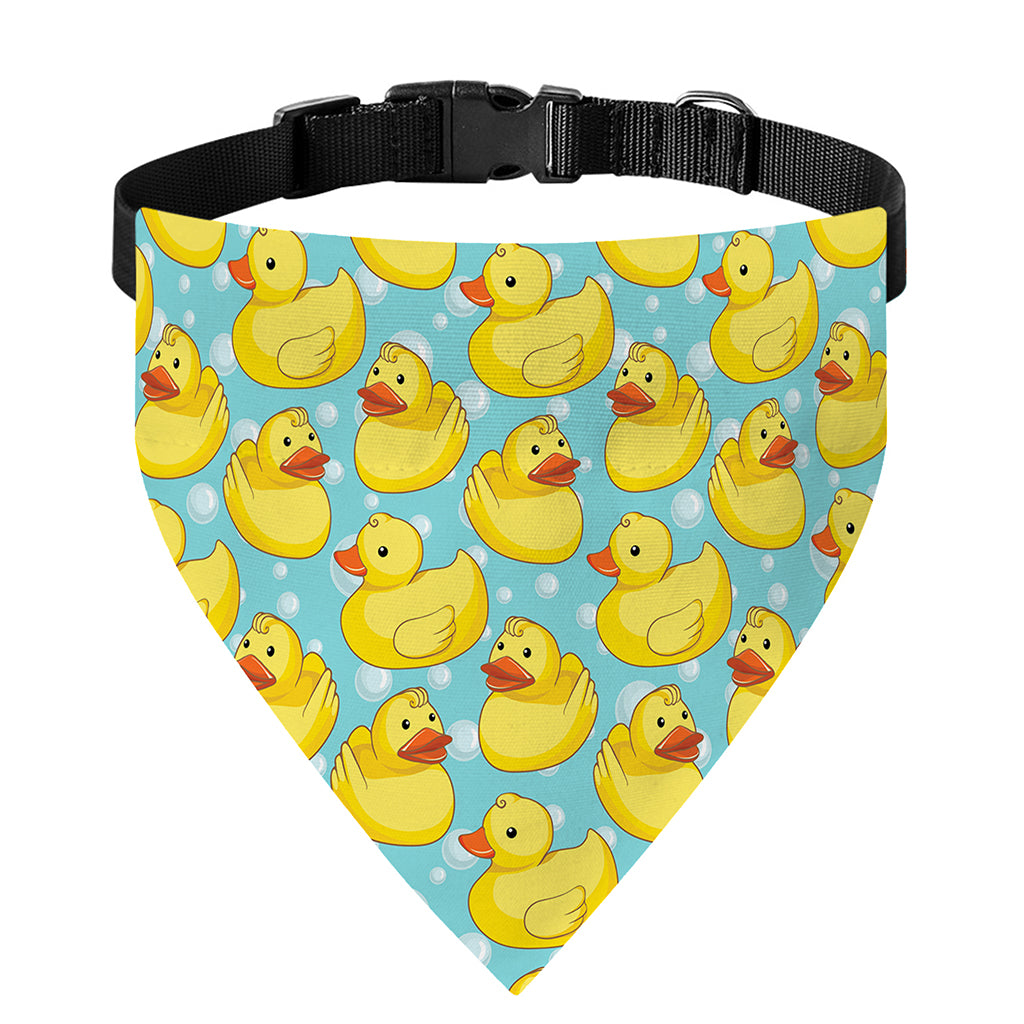 Cute Cartoon Duck Pattern Print Over The Collar Dog Bandana