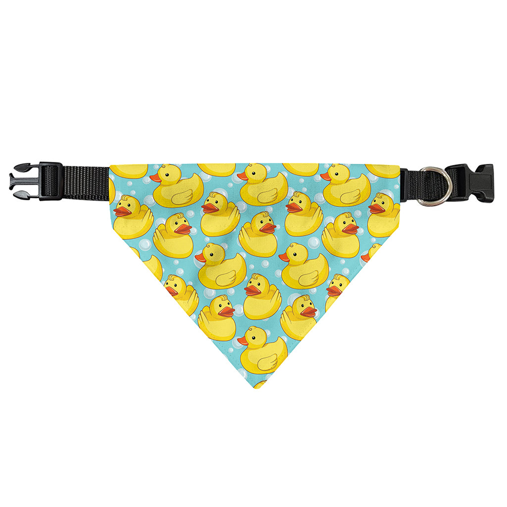 Cute Cartoon Duck Pattern Print Over The Collar Dog Bandana