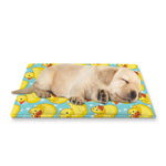 Cute Cartoon Duck Pattern Print Pet Cooling Mat Cover
