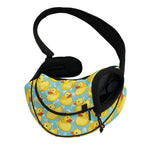 Cute Cartoon Duck Pattern Print Pet Sling Carrier