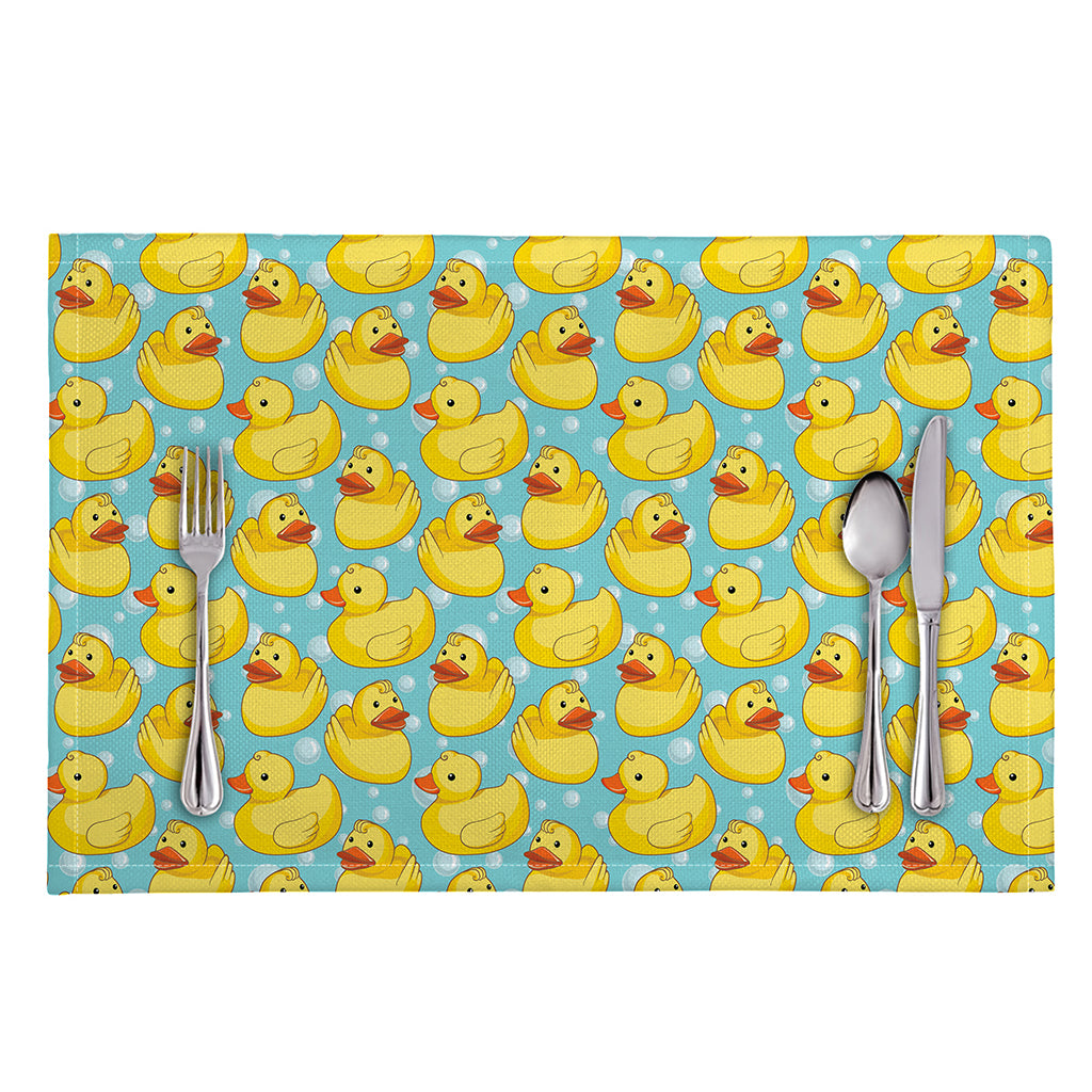 Cute Cartoon Duck Pattern Print Placemat