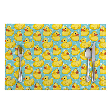 Cute Cartoon Duck Pattern Print Placemat
