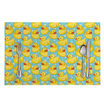 Cute Cartoon Duck Pattern Print Placemat
