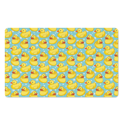 Cute Cartoon Duck Pattern Print Polyester Doormat