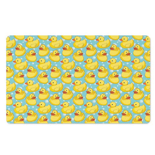 Cute Cartoon Duck Pattern Print Polyester Doormat