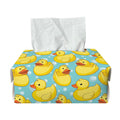Cute Cartoon Duck Pattern Print Rectangle Tissue Box Cover