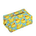 Cute Cartoon Duck Pattern Print Rectangle Tissue Box Cover