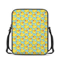 Cute Cartoon Duck Pattern Print Rectangular Crossbody Bag