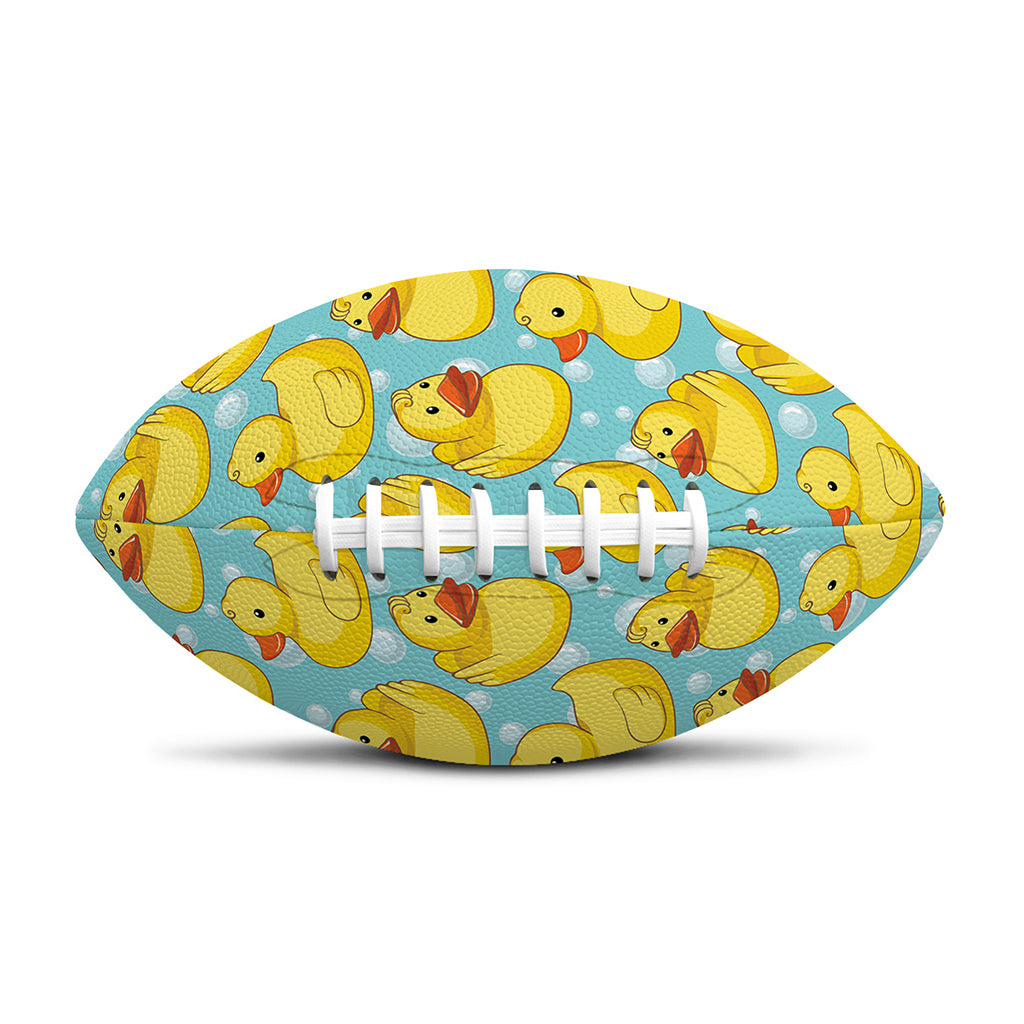 Cute Cartoon Duck Pattern Print Rugby Ball
