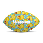 Cute Cartoon Duck Pattern Print Rugby Ball