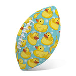 Cute Cartoon Duck Pattern Print Rugby Ball