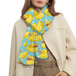 Cute Cartoon Duck Pattern Print Scarf