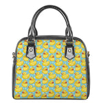 Cute Cartoon Duck Pattern Print Shoulder Handbag