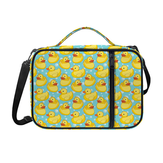 Cute Cartoon Duck Pattern Print Shoulder Strap Bible Bag