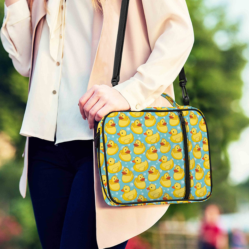 Cute Cartoon Duck Pattern Print Shoulder Strap Bible Bag