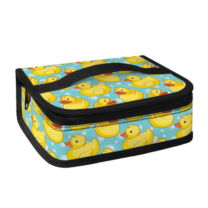 Cute Cartoon Duck Pattern Print Small Lunch Bag