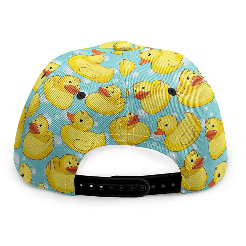 Cute Cartoon Duck Pattern Print Snapback Cap