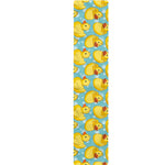 Cute Cartoon Duck Pattern Print Table Runner