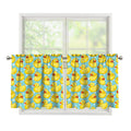 Cute Cartoon Duck Pattern Print Tier Curtains