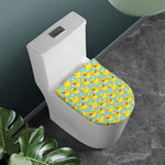 Cute Cartoon Duck Pattern Print Toilet Lid Cover