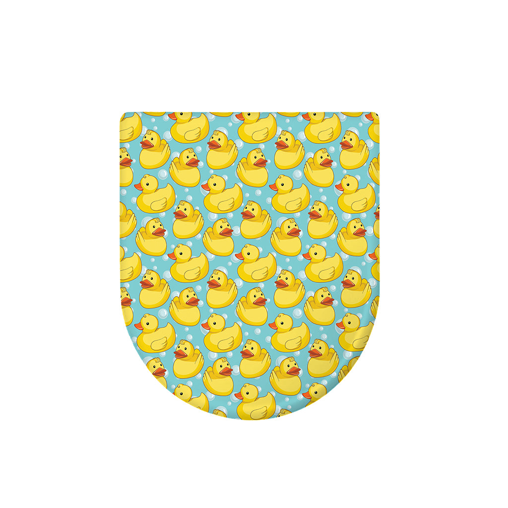 Cute Cartoon Duck Pattern Print Toilet Lid Cover