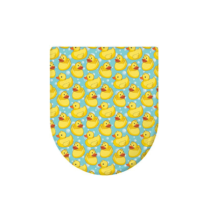 Cute Cartoon Duck Pattern Print Toilet Lid Cover