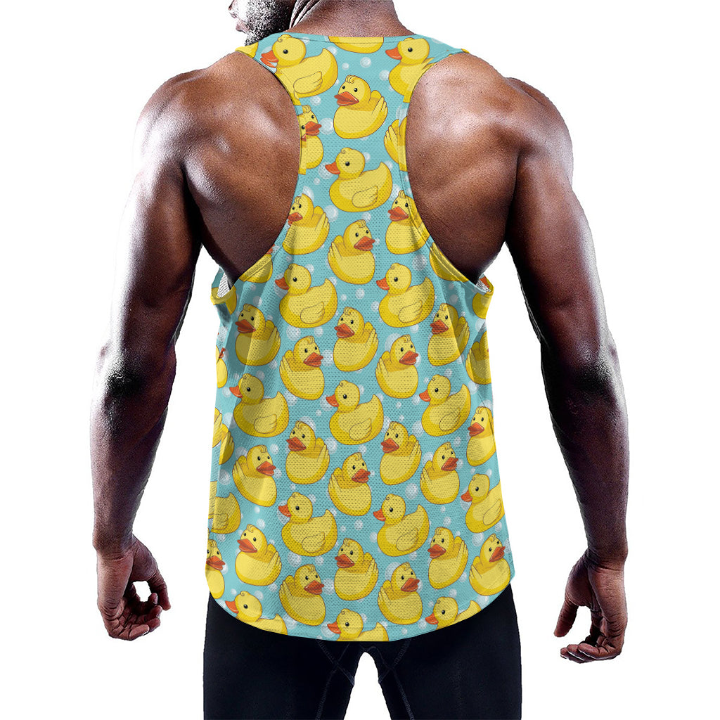 Cute Cartoon Duck Pattern Print Training Tank Top