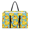 Cute Cartoon Duck Pattern Print Utility Tote Bag
