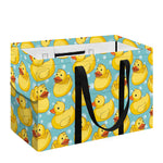 Cute Cartoon Duck Pattern Print Utility Tote Bag