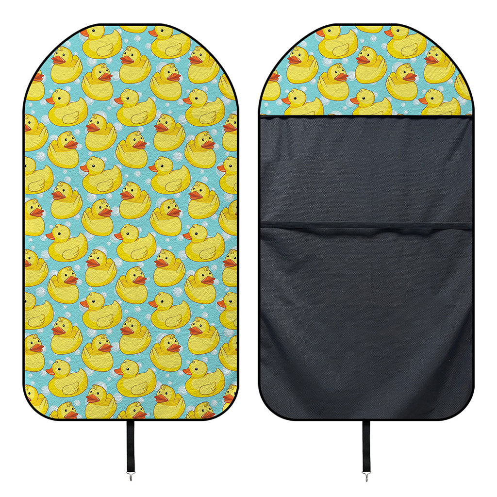 Cute Cartoon Duck Pattern Print Waterproof Car Seat Cover