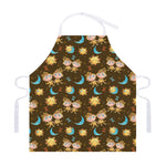 Cute Cartoon Gemini Pattern Print Adjustable Apron