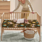 Cute Cartoon Gemini Pattern Print Baby Crib Sheet