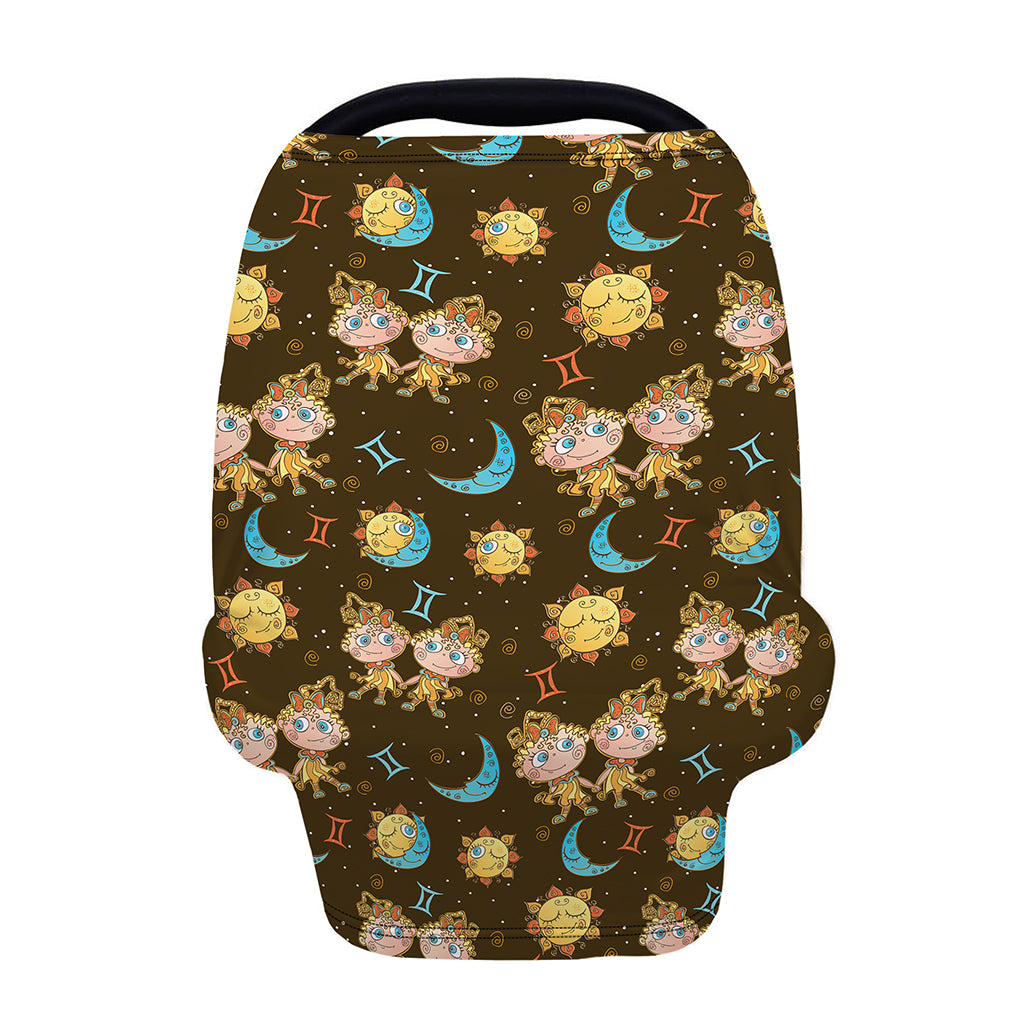 Cute Cartoon Gemini Pattern Print Baby Seat Cover