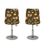 Cute Cartoon Gemini Pattern Print Bar Stool Covers