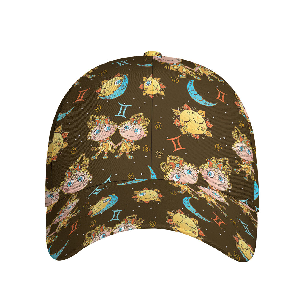 Cute Cartoon Gemini Pattern Print Baseball Cap