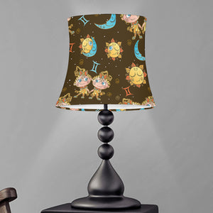 Cute Cartoon Gemini Pattern Print Bell Lamp Shade