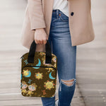 Cute Cartoon Gemini Pattern Print Bible Tote Bag