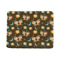 Cute Cartoon Gemini Pattern Print Bifold Wallet