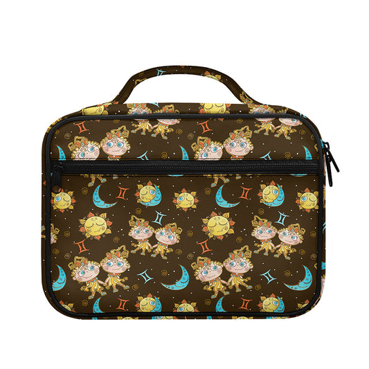 Cute Cartoon Gemini Pattern Print Briefcase Bible Bag
