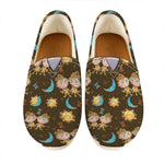 Cute Cartoon Gemini Pattern Print Casual Shoes