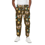 Cute Cartoon Gemini Pattern Print Cotton Pants
