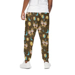 Cute Cartoon Gemini Pattern Print Cotton Pants