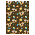 Cute Cartoon Gemini Pattern Print Curtain