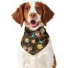 Cute Cartoon Gemini Pattern Print Dog Bandana