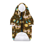 Cute Cartoon Gemini Pattern Print Dog Zip Up Hoodie